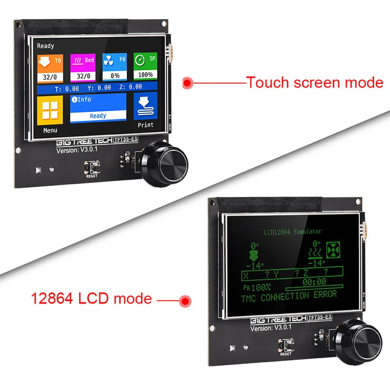 BIGTREETECH TFT35 E3 V3.0 Touch Screen 12864 LCD Display WIFI Module For SKR MINI E3 V3.0 Octopus Pro Ender3 CR10 3D Printer