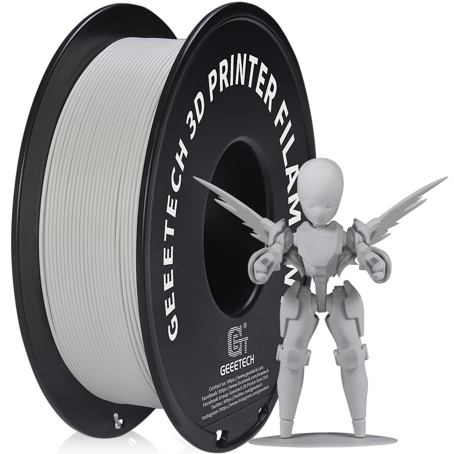 Geeetech 1kg 1.75mm Matte PLA 3D Printer Filament Vacuum Packaging Overseas Warehouses A variety of Colors Fast Ship