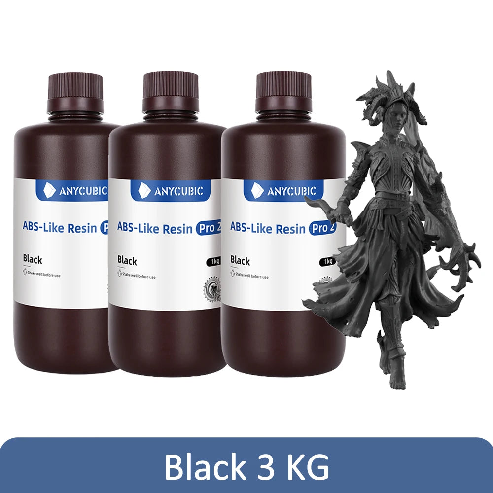 Newest 3pieces/lot Anycubic ABS Like Pro 2 3d Resin High Precision UV 405nm For LCD SLA DLP Anycubic Photon Resin 3d Printer