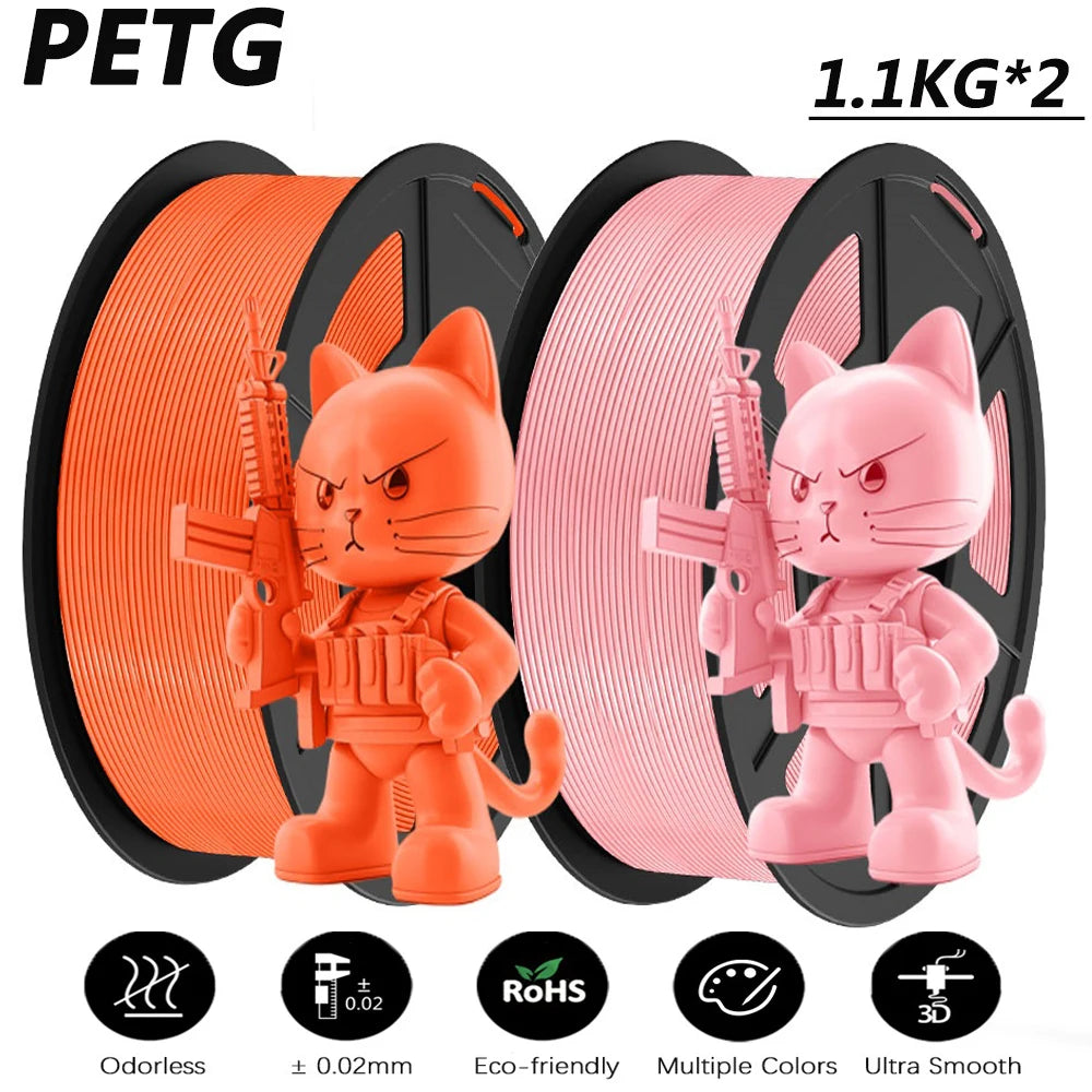 PLA / PLA PLUS Printer Filament 1.75mm 2.2 KG 100% No Bubble non-toxic 3D Printing Materials for 3D Printer