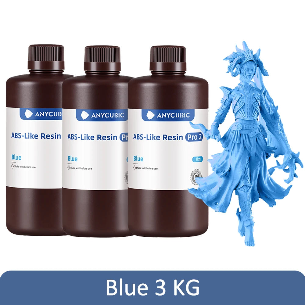 Newest 3pieces/lot Anycubic ABS Like Pro 2 3d Resin High Precision UV 405nm For LCD SLA DLP Anycubic Photon Resin 3d Printer