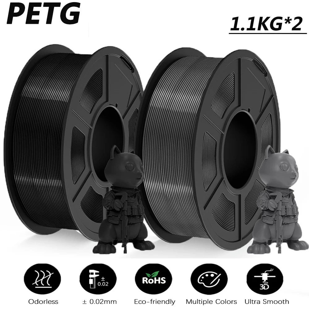 PLA / PLA PLUS Printer Filament 1.75mm 2.2 KG 100% No Bubble non-toxic 3D Printing Materials for 3D Printer