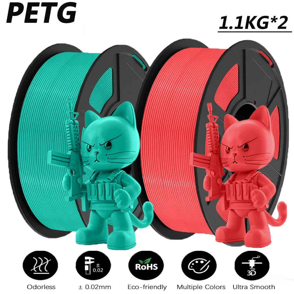 PLA / PLA PLUS Printer Filament 1.75mm 2.2 KG 100% No Bubble non-toxic 3D Printing Materials for 3D Printer