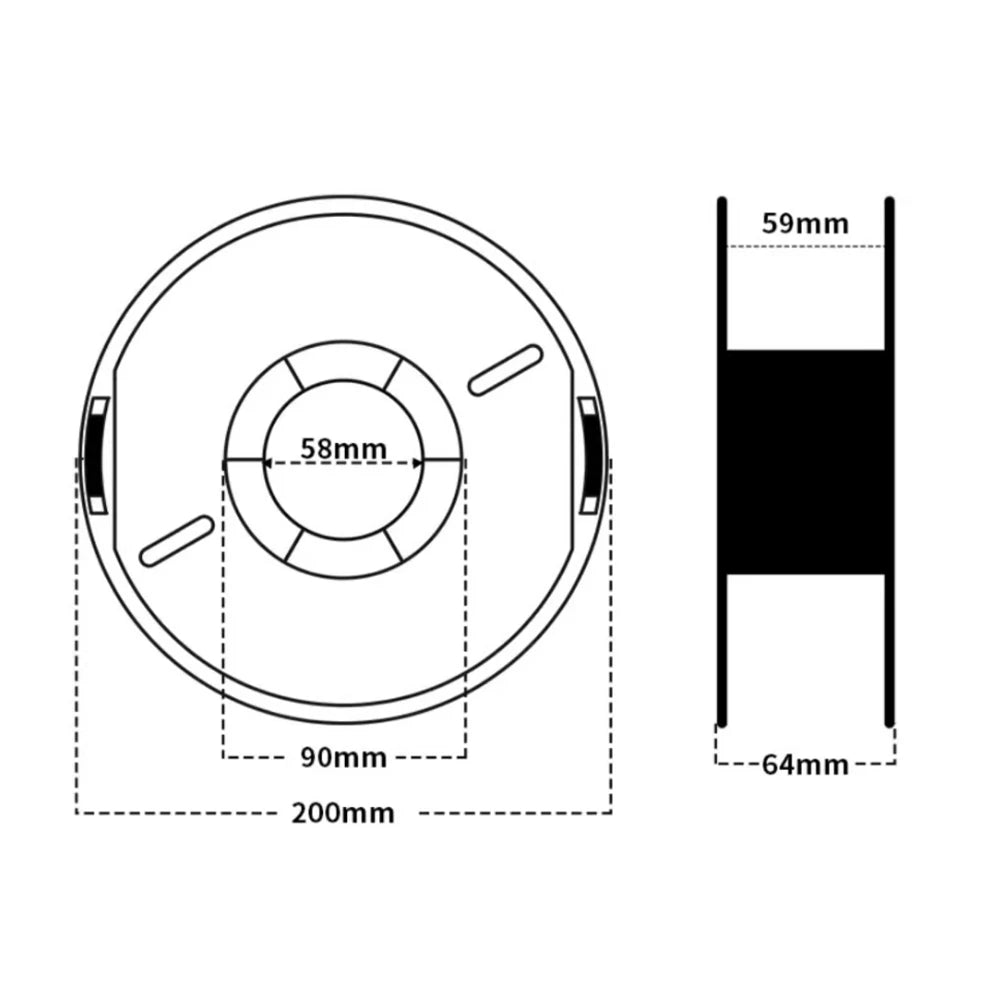 Creality Space Pi Filament Dryer Box Efficent drying Adjustable 45℃-70℃ 360° Hot-Air Heating For Creality K1 / Ender 3 V3 SE