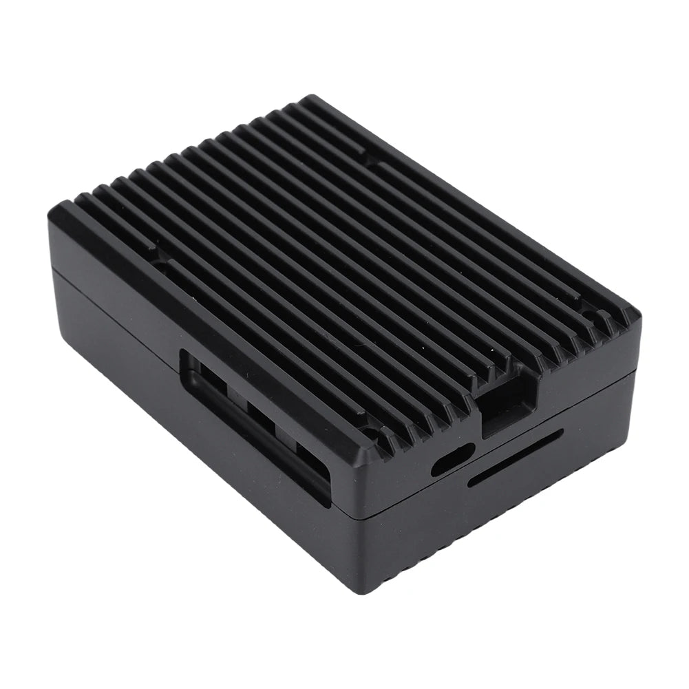 Raspberry Pi 5 Case Heavy Duty Passive Cooling Metal Case Aluminum Alloy Metal Passive Cooling Case Fit for Raspberry Pi 5