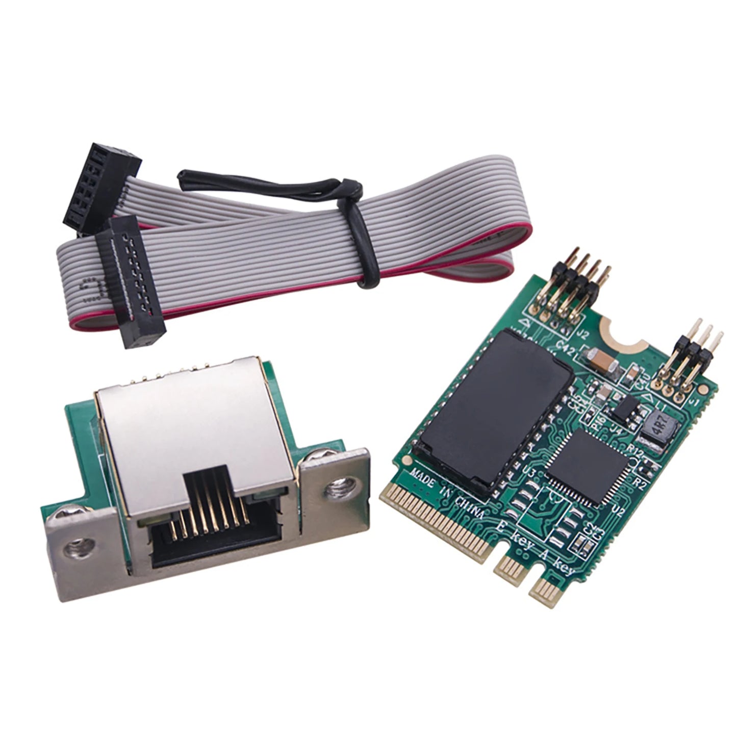 M.2 Key A+E 2.5G Gigabit Ethernet Network Lan Card RTL8125B Chipset Accessories 2.5G/1G/100M Multi-Gigabit M.2 Network Card