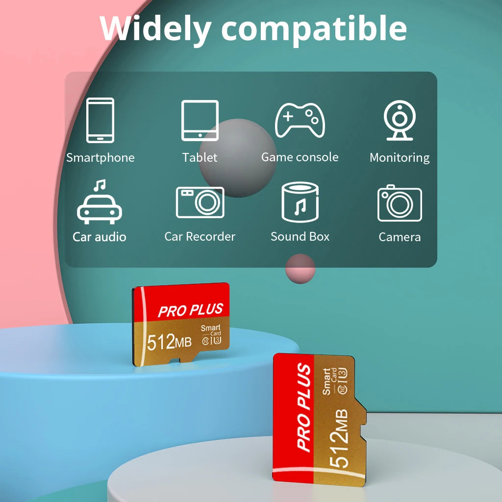 5PCS Memory Card 8GB 4GB 2GB 1GB With Adapter High Speed Memory Card, Small Capacity 512MB 256MB 128MB 64MB UHS-I A1 Memory TF