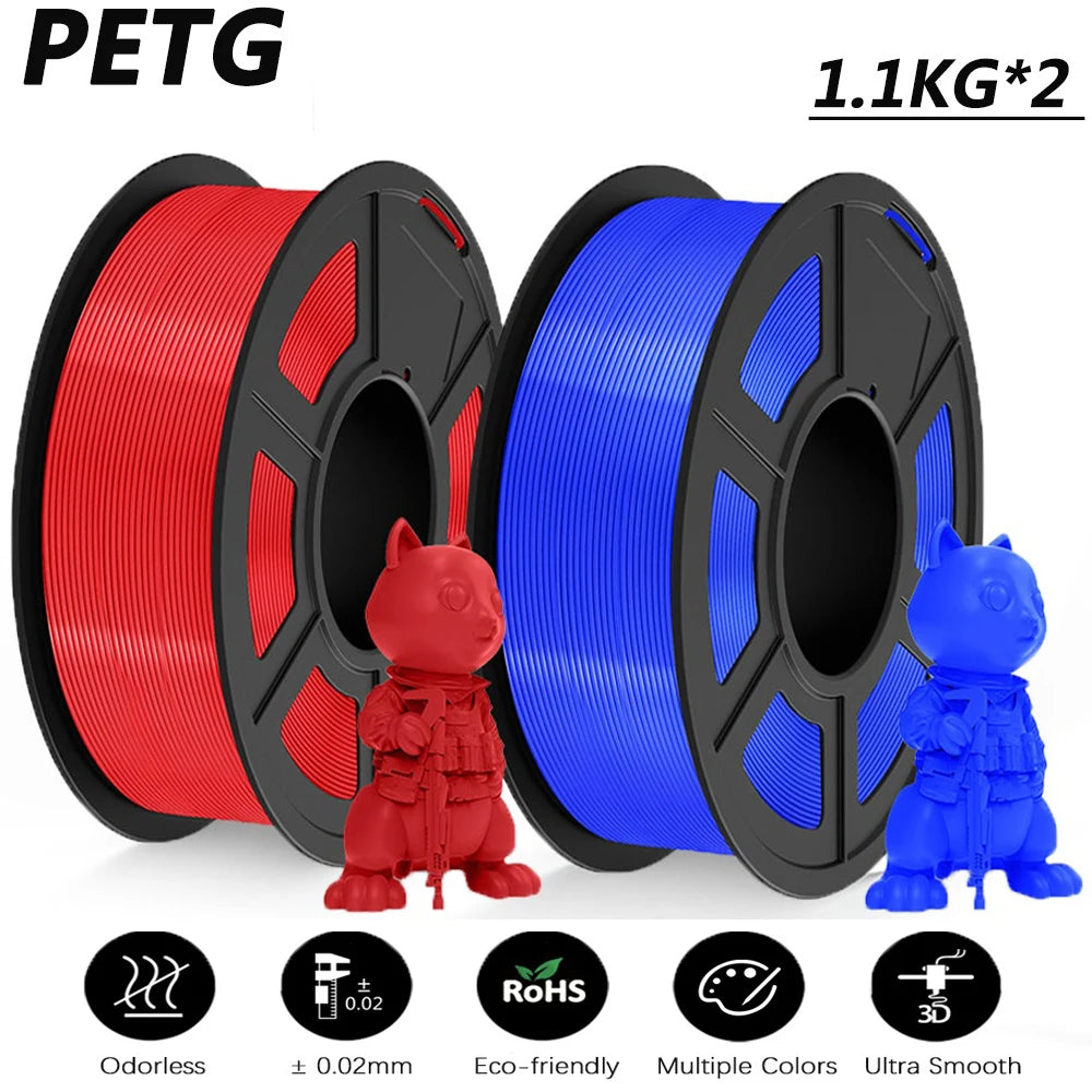 PLA / PLA PLUS Printer Filament 1.75mm 2.2 KG 100% No Bubble non-toxic 3D Printing Materials for 3D Printer