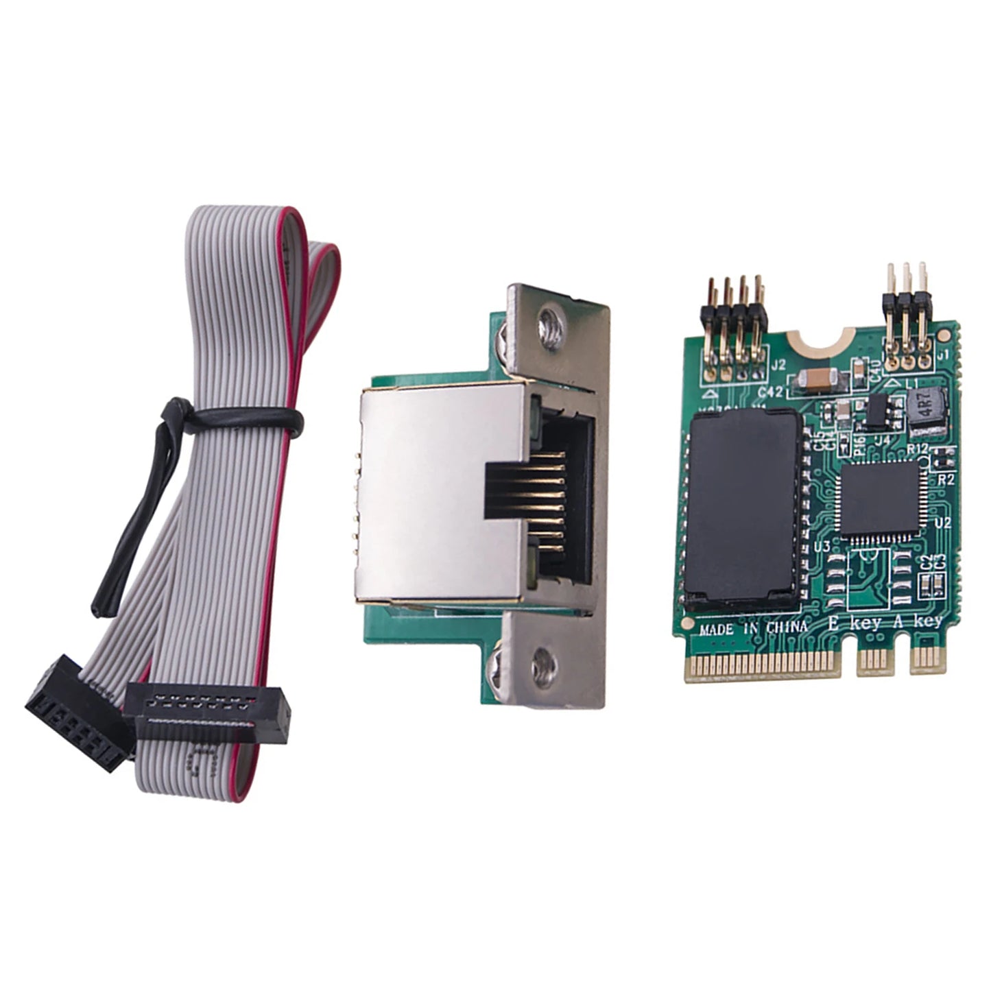M.2 Key A+E 2.5G Gigabit Ethernet Network Lan Card RTL8125B Chipset Accessories 2.5G/1G/100M Multi-Gigabit M.2 Network Card