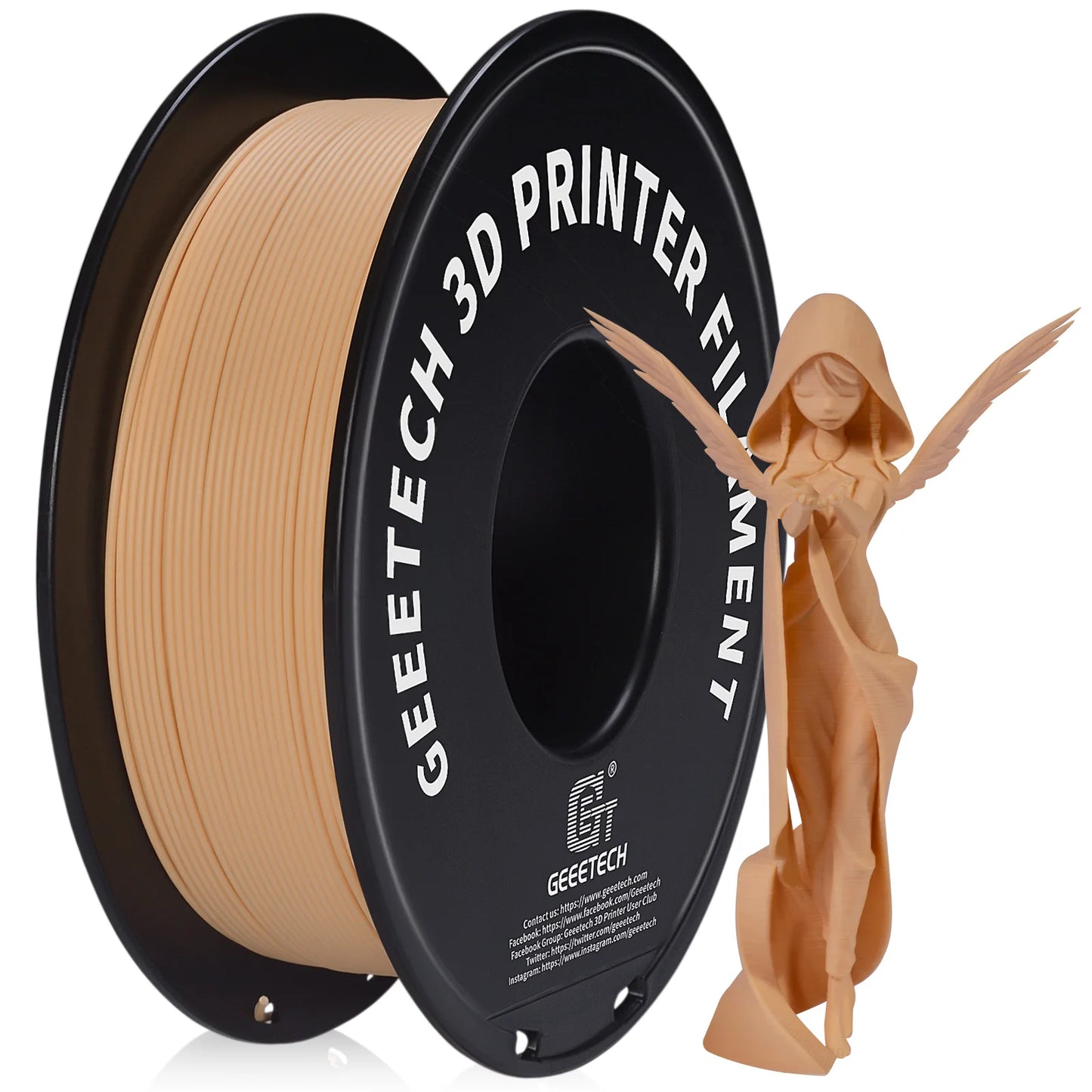 Geeetech 1kg 1.75mm Matte PLA 3D Printer Filament Vacuum Packaging Overseas Warehouses A variety of Colors Fast Ship