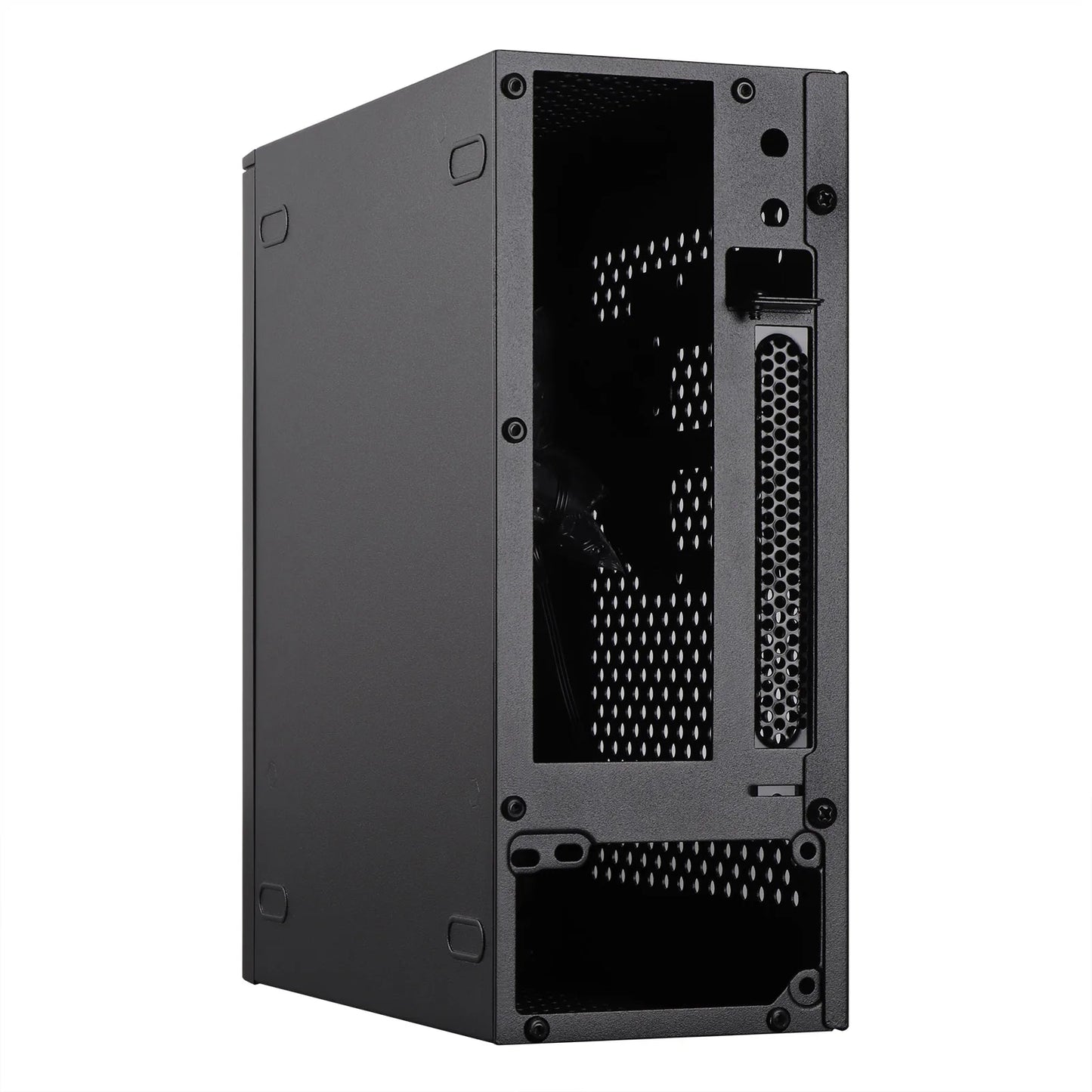 Mini ITX Case, SFF Small Form Factor, Mini-Tower HTPC Computer Cases, Vented Panels 0.8mm SPCC PC Chassis