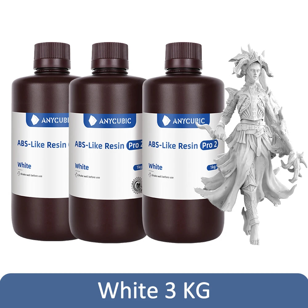 Newest 3pieces/lot Anycubic ABS Like Pro 2 3d Resin High Precision UV 405nm For LCD SLA DLP Anycubic Photon Resin 3d Printer