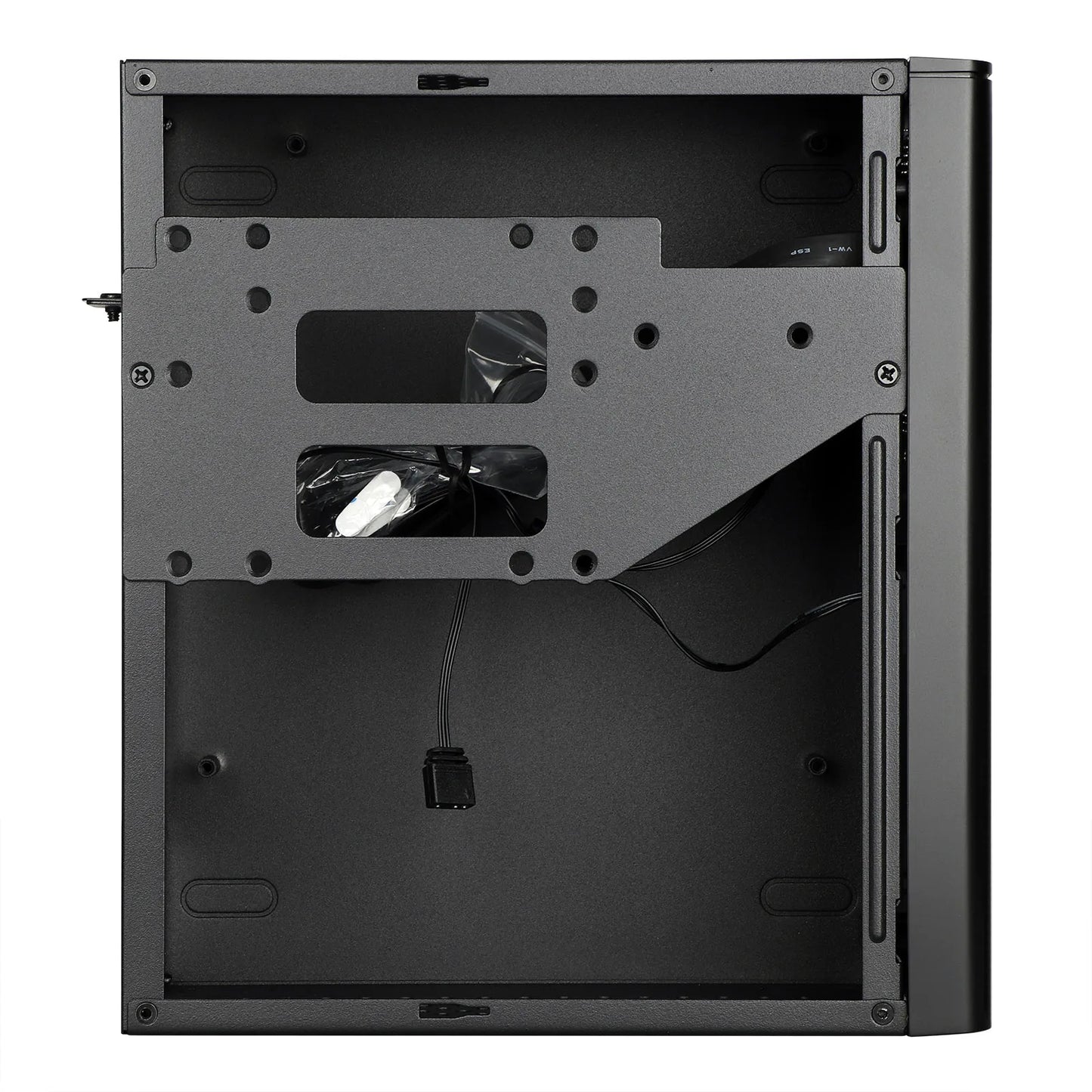Mini ITX Case, SFF Small Form Factor, Mini-Tower HTPC Computer Cases, Vented Panels 0.8mm SPCC PC Chassis