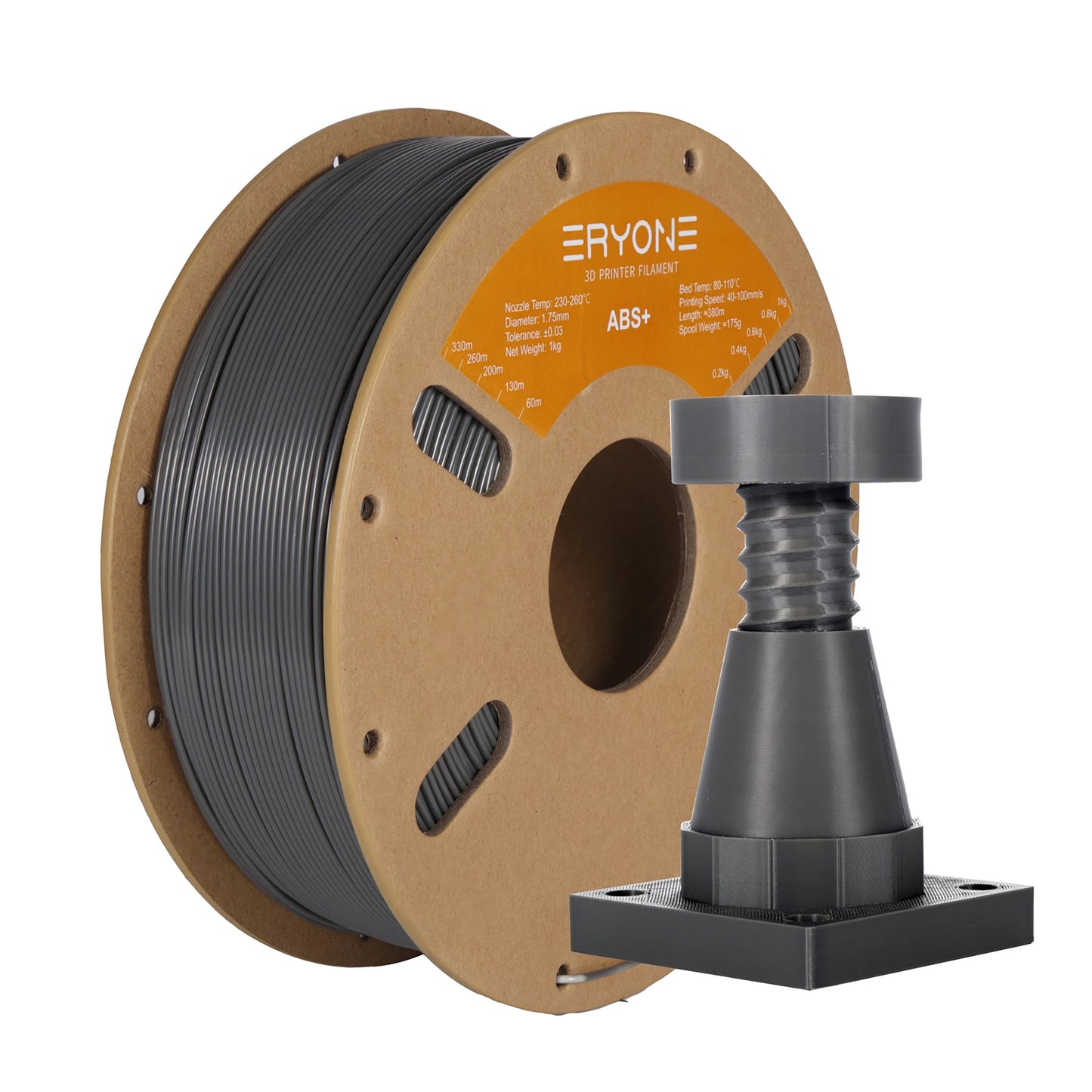 Eryone ABS+ Filament For 3D Printing 1KG 1.75mm ±0.03mm Diameter Excellent Quality Perfect Spool For 3D Printer Fast Shipping