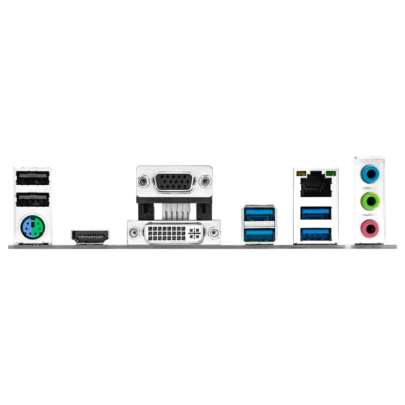 JGINYUE B450M-TI ARGB Motherboard, AMD AM4 Processor, Dual-Channel 4*DDR4 Memory 64GB, 4xSATA3.0 6Gbps, 2xM.2 Nvme, Micro ATX