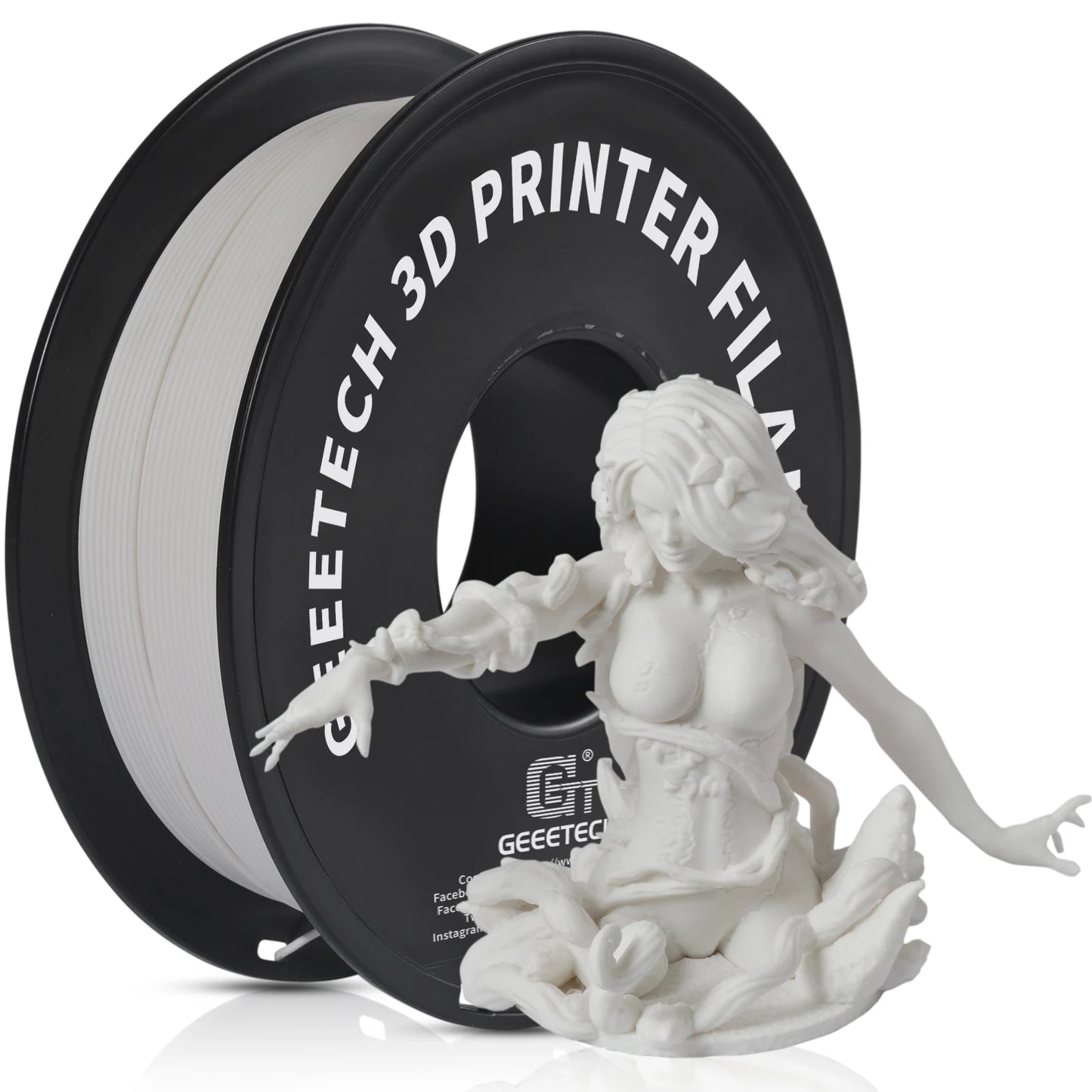 Geeetech 1kg 1.75mm Matte PLA 3D Printer Filament Vacuum Packaging Overseas Warehouses A variety of Colors Fast Ship