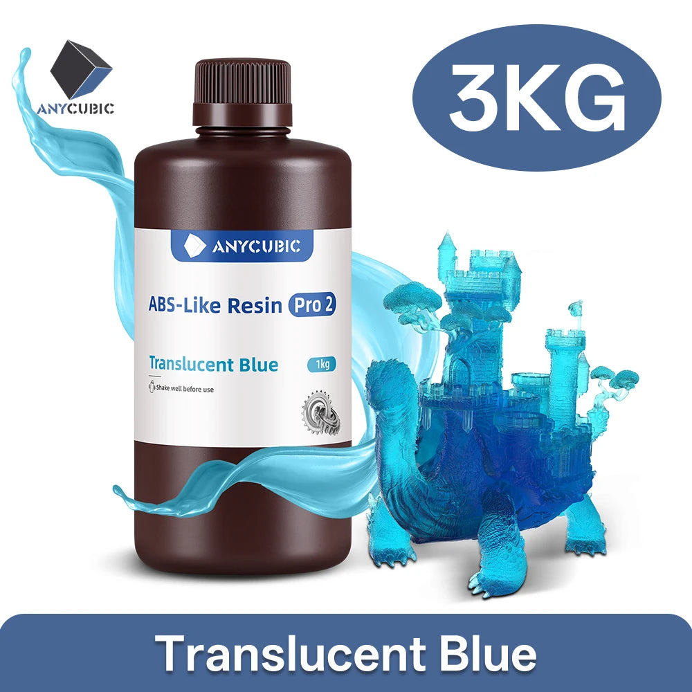 Newest 3pieces/lot Anycubic ABS Like Pro 2 3d Resin High Precision UV 405nm For LCD SLA DLP Anycubic Photon Resin 3d Printer