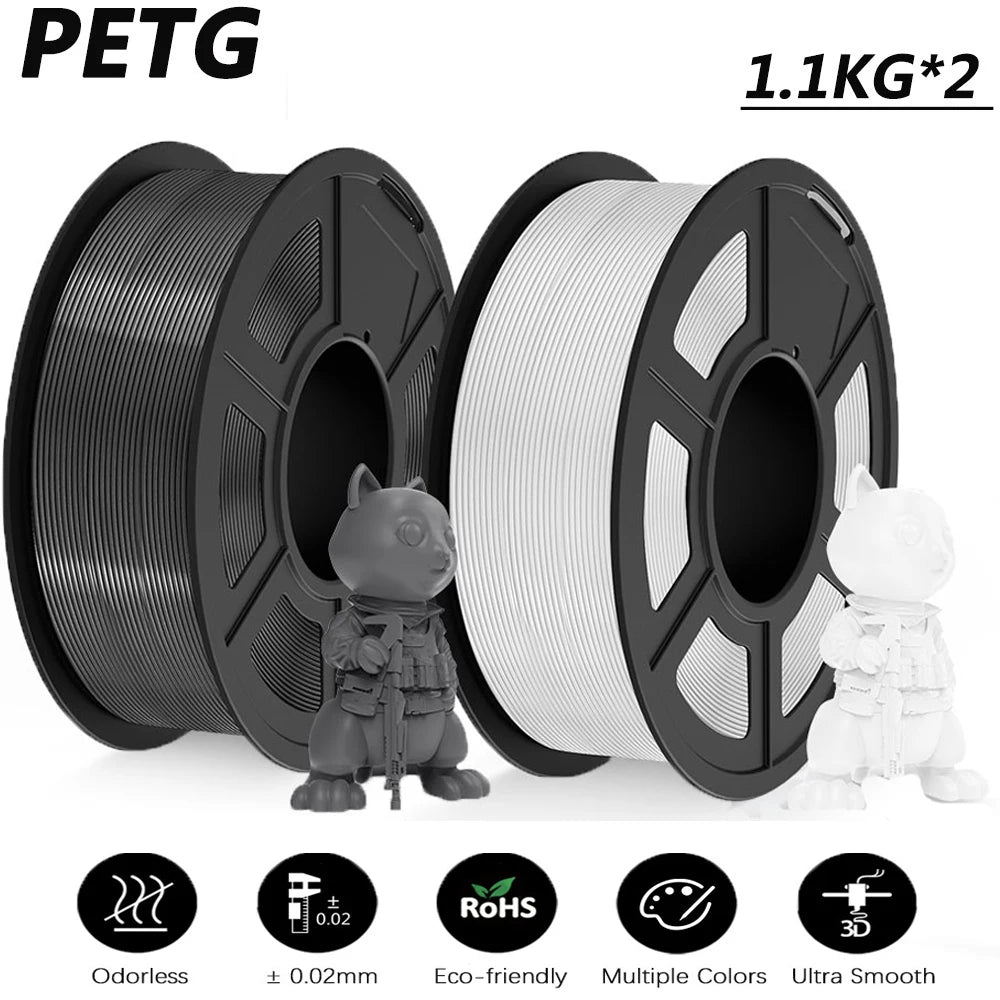 PLA / PLA PLUS Printer Filament 1.75mm 2.2 KG 100% No Bubble non-toxic 3D Printing Materials for 3D Printer