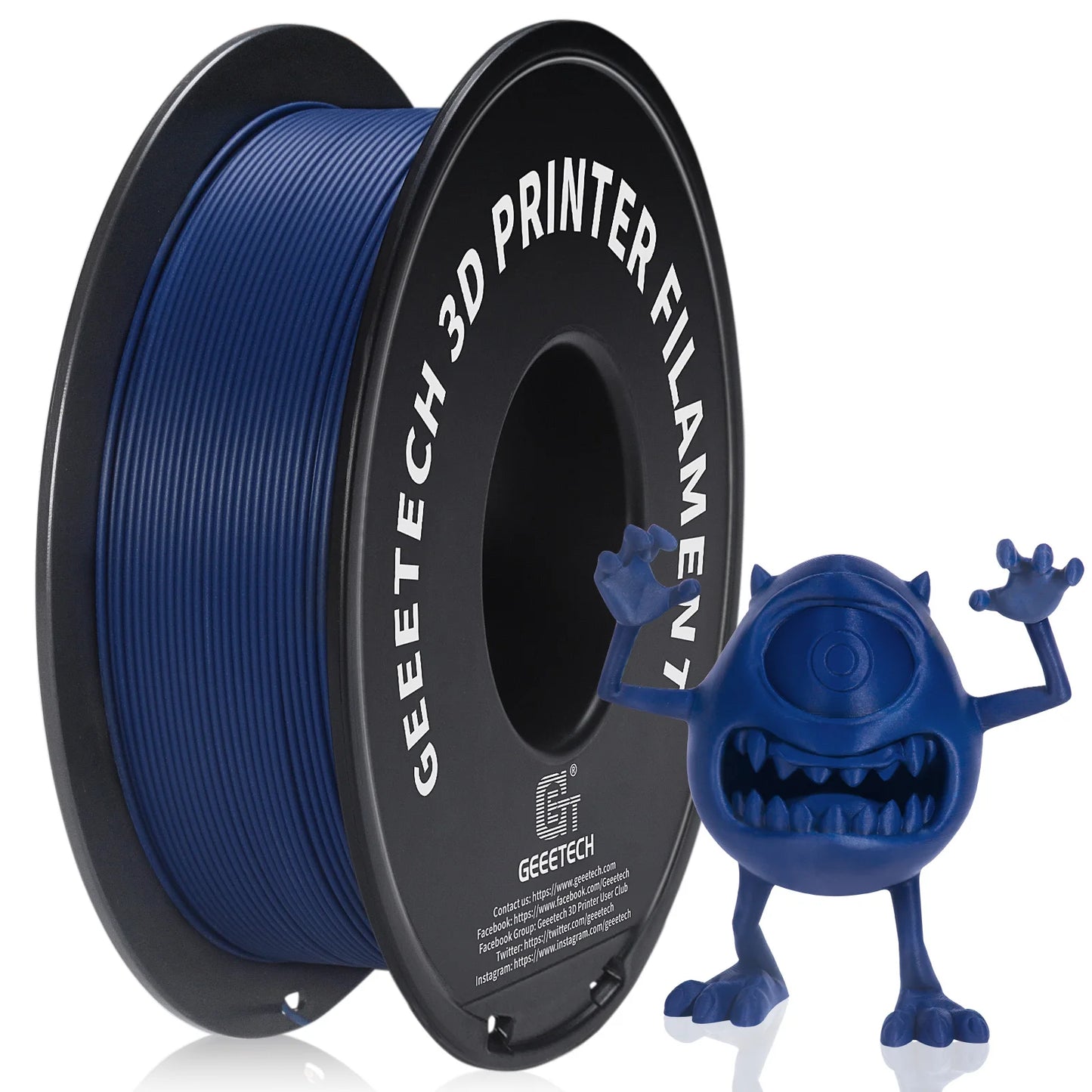 Geeetech 1kg 1.75mm Matte PLA 3D Printer Filament Vacuum Packaging Overseas Warehouses A variety of Colors Fast Ship