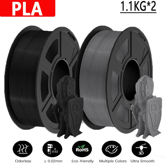 PLA / PLA PLUS Printer Filament 1.75mm 2.2 KG 100% No Bubble non-toxic 3D Printing Materials for 3D Printer