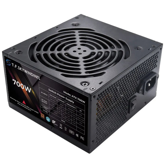 T.F.SKYWINDINTL PC PSU Power Supply 700W Game Gamer RGB 120mm Fan 110V 220V ATX Desktop Computer Power Supply For BTC Pc gamer
