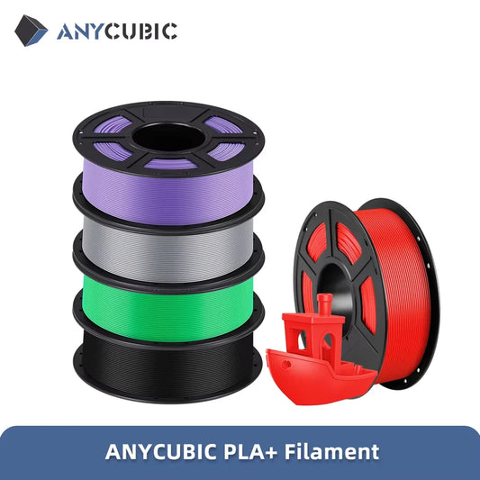 ANYCUBIC PLA+ 3D Printer Filament 1.75mm 1KG/Roll High Precision Pla Plus 3D Printing Material Plastic Rubber Consumables