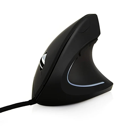 Ergonomic Wired Mouse, Vertical Mouse 6 Buttons, Right Hand Side Mouse, Wired Model for PC Laptop Black Right Hand.